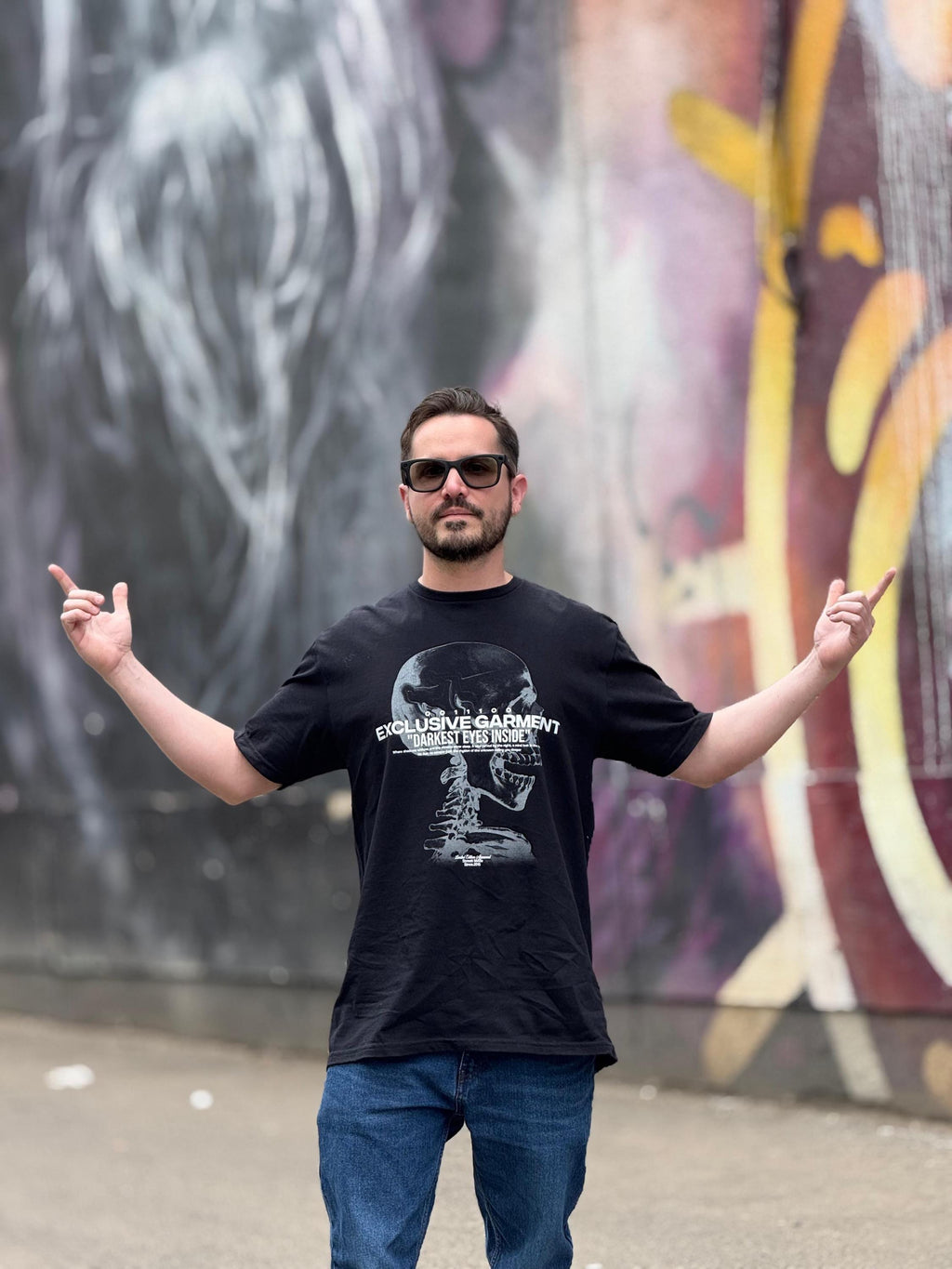Aesthetic Skull Shirt – Grunge Y2K Retro Skeleton Streetwear image 7