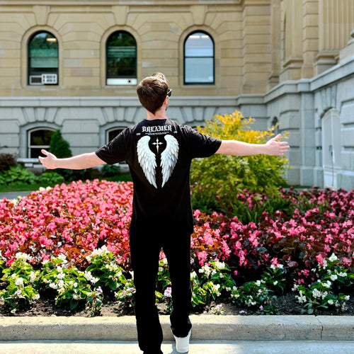 Aesthetic Angel Wings Tee – Y2K Grunge Retro Streetwear Shirt image 2