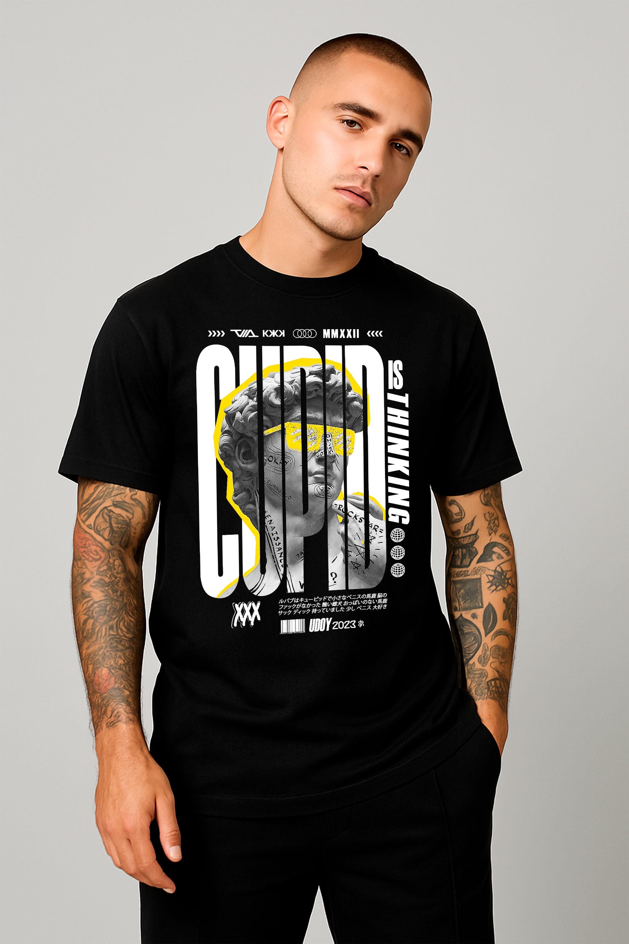 Aesthetic Graphic T-Shirt – Trendy Black Streetwear Tee image 3
